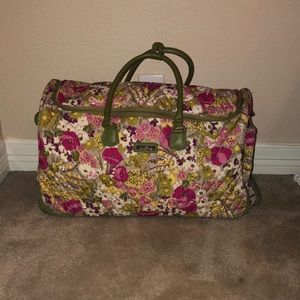 Vera Bradley Rolling Luggage - “Make me Blush”